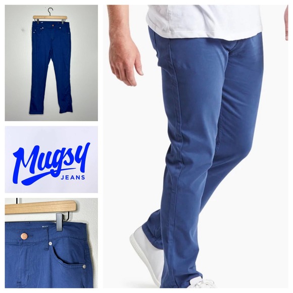 Mugsy Pants Mugsy Jeans Parkers Blue Skinny Leg Pants Nwt 3x3